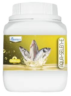 ADEMIX AQUAPREM AQUA-SELEN-E liquid supplement jug for fish