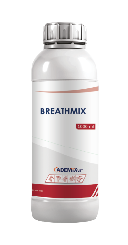 BREATHMIX natural feed additives for poultry respiratory health by Ademix.