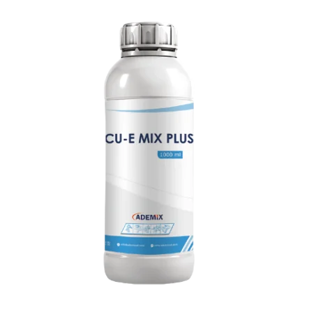 CU-E MIX PLUS liquid bottle (1000 ml), a vitamin and mineral supplement (Copper and Vitamin E) for boosting fertility and immunity.