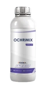 OCHRIMIX 1000ml bottle, a liquid nutritional supplement for poultry and livestock by ADEMIX VET.